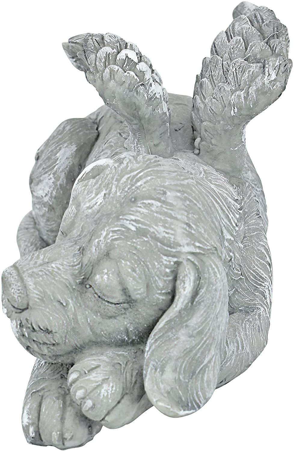 Design Toscano Lawn and Garden Outdoor Decor Stone Dog Memorial Angel Pet Statue