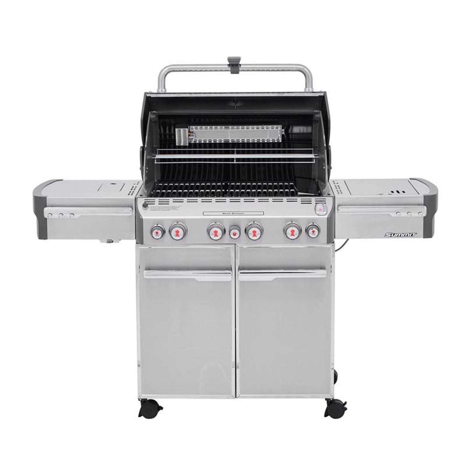 Weber Summit S-470 4 Burner Liquid Propane Grill Stainless Steel