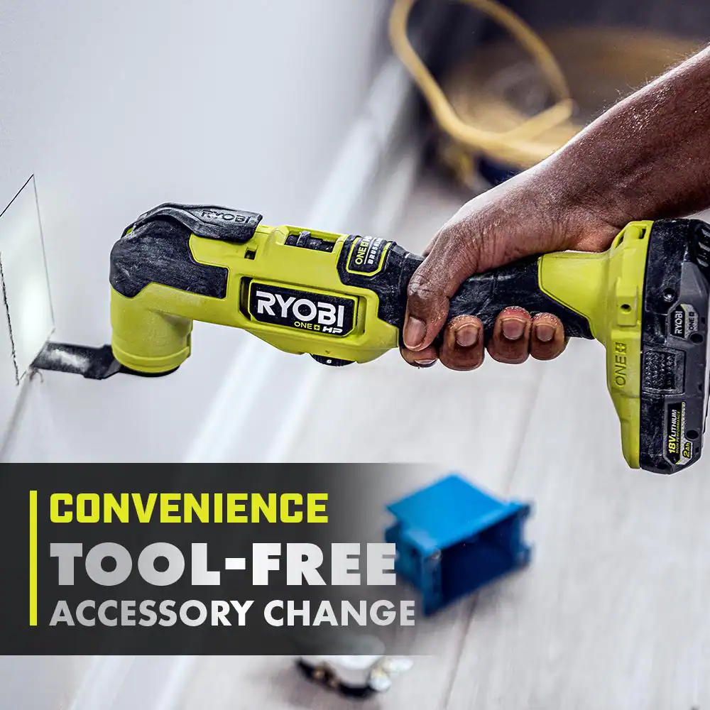 RYOBI PBLMT50B ONE+ HP 18V Brushless Cordless Multi-Tool (Tool Only)