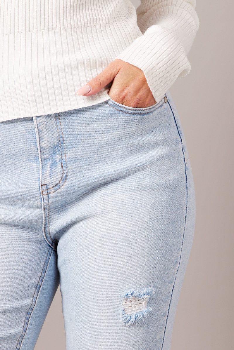 Denim Skinny Jean High Rise