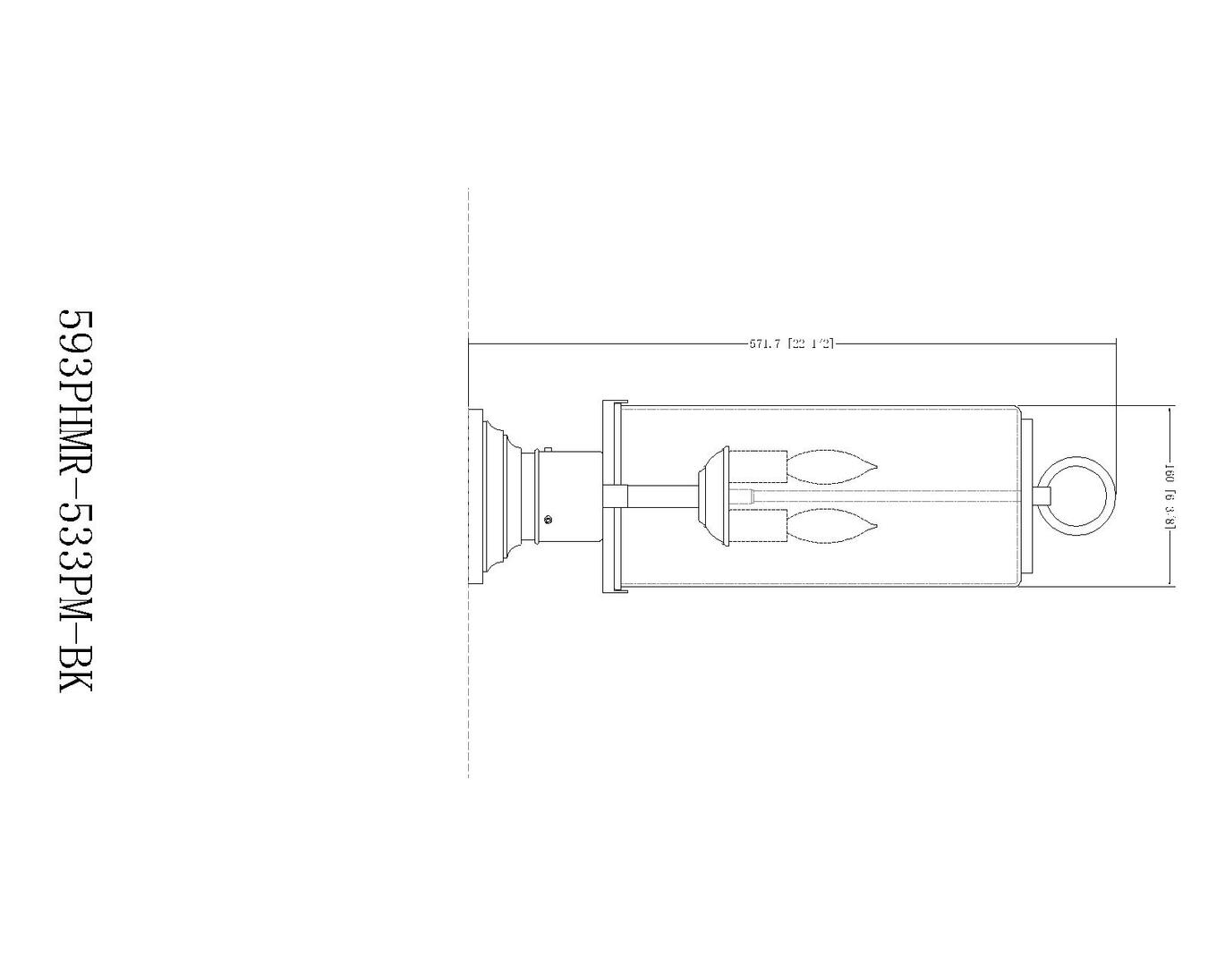 Z-Lite 593PHMR533PMBK