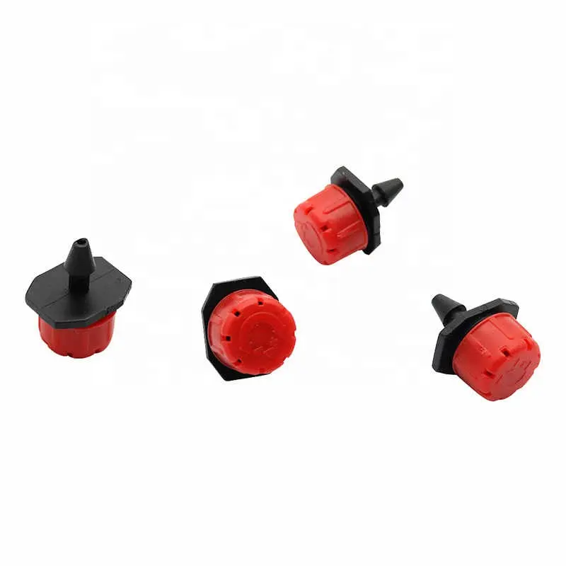 Adjustable Dripper Red Micro Drip Irrigation Watering Anti clogging Emitter Garden Supplies for 1/4 inch Hose