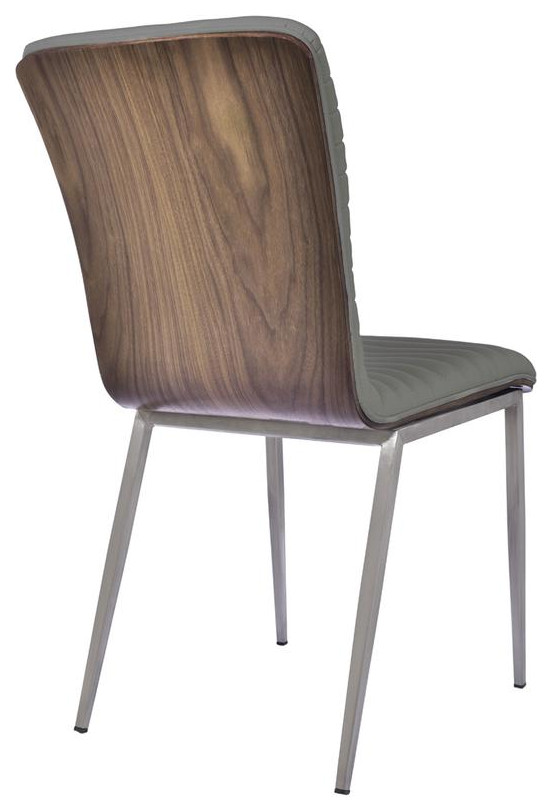 Fernanada Dining Chair Grey   Contemporary   Dining Chairs   by BisonOffice  Houzz