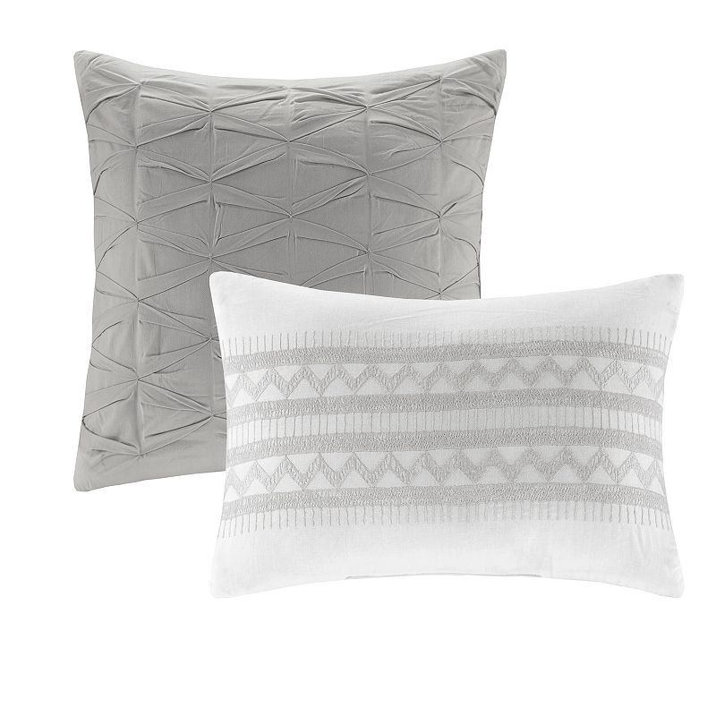 Urban Habitat Kira Cotton Duvet Cover Set with Throw Pillows