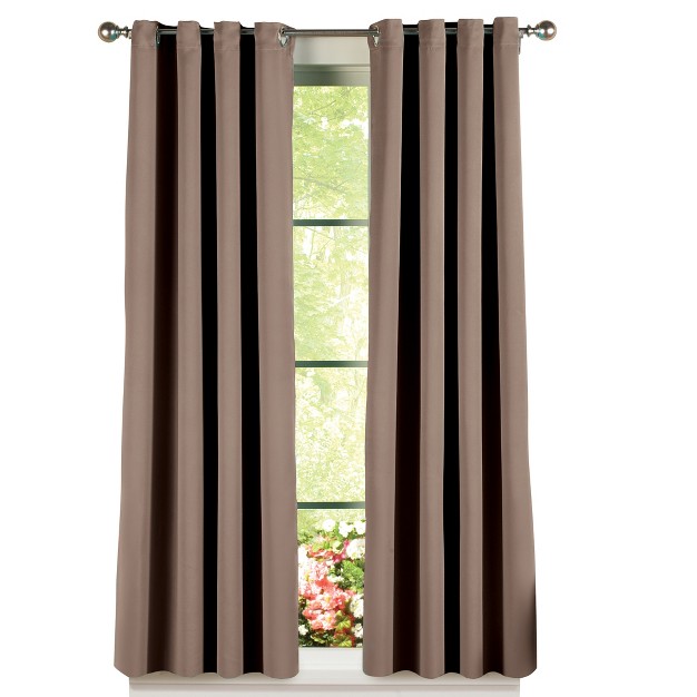 Collections Etc Energy Saving Blackout Curtain Panels Single Panel