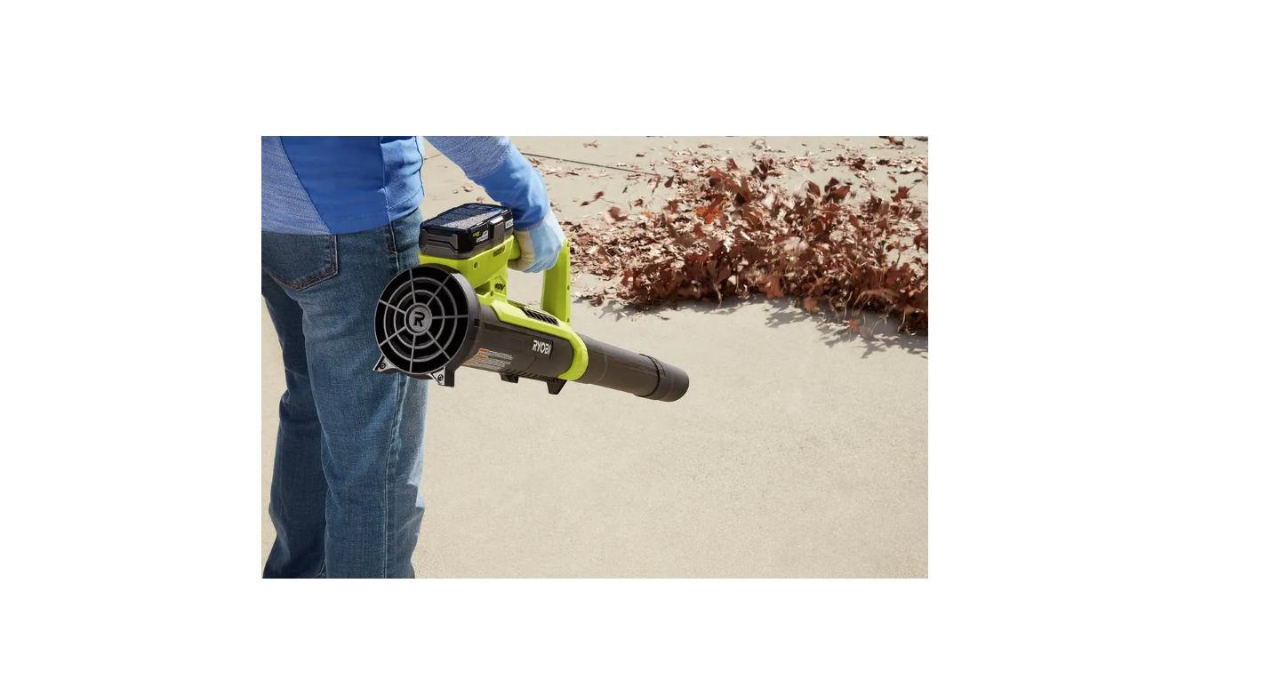 RYOBI P2036 ONE+ 18V Cordless String Trimmer/Edger and Blower/Sweeper Combo Kit with 2.0 Ah Battery and Charger