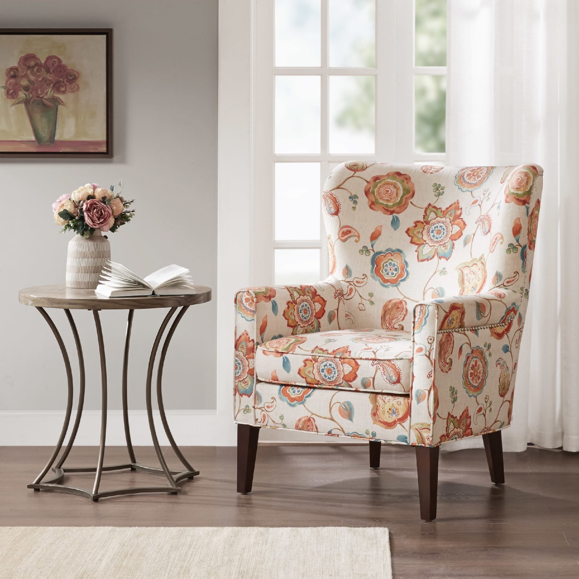 Madison Park Halford Accent Wingback Chair