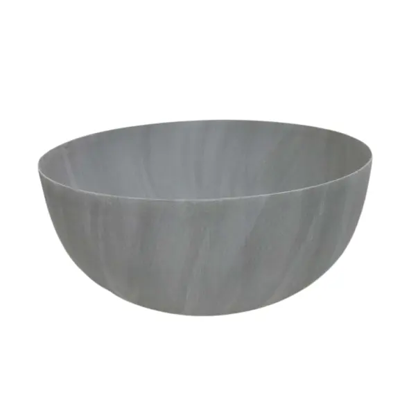 Iron Round Planter Smoke Stone Color Stylish Planter For Outdoor   Table Top Decoration Customized Wholesale In Bulk