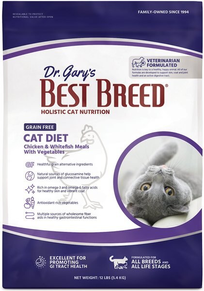 Dr. Gary's Best Breed Holistic Grain-Free All Life Stages Dry Cat Food