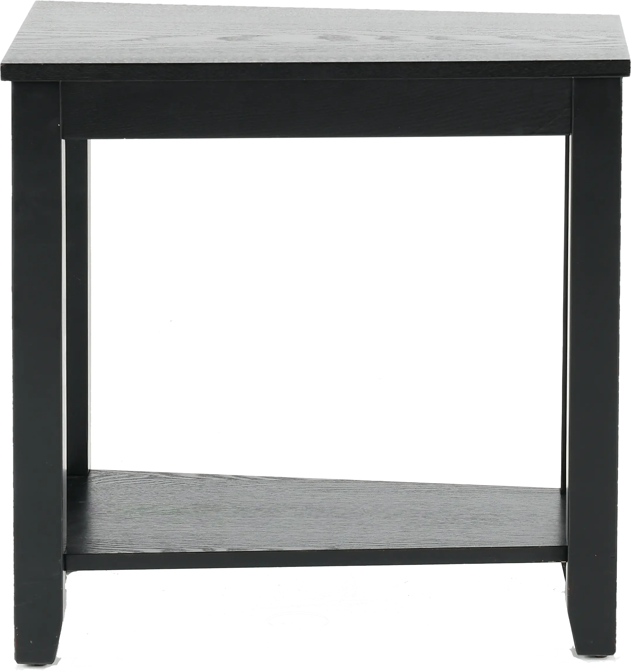 Wedge Black Side Table