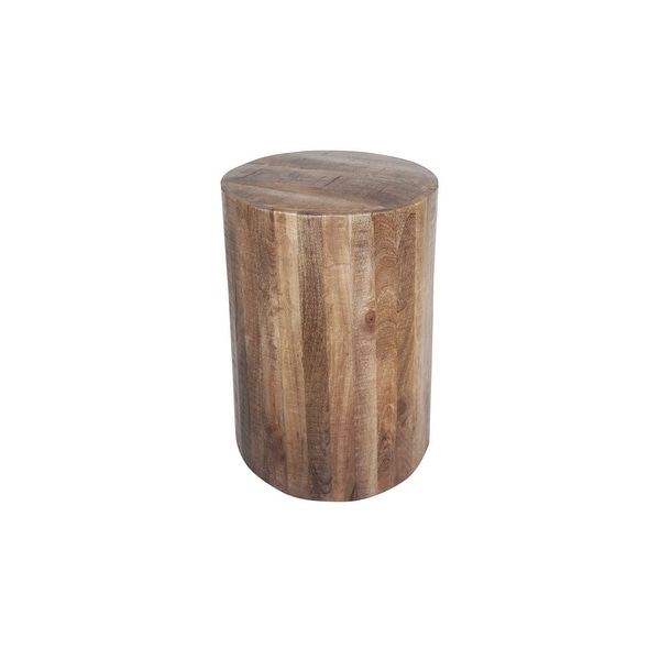 Pinto Solid Round Mango Wood End Table