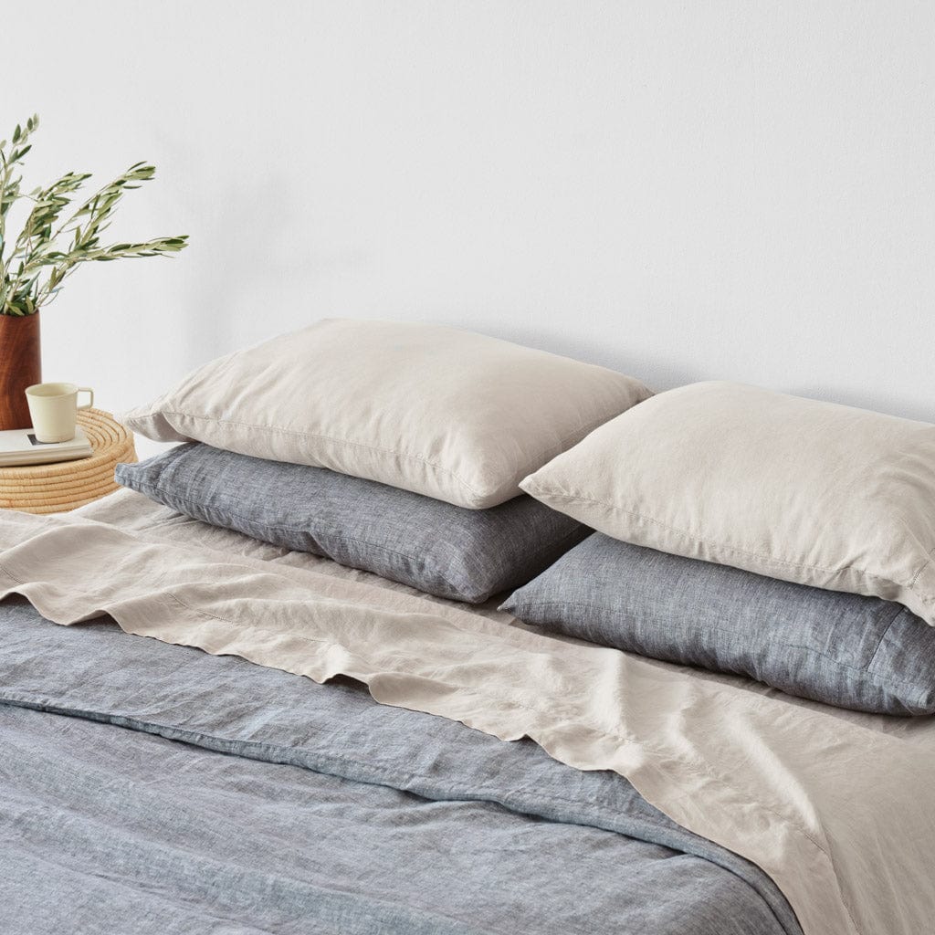 Stonewashed Linen Bed Bundle - Lake Series