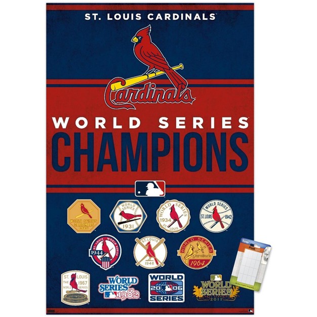 Trends International Mlb St Louis Cardinals Champions 23 Unframed Wall Poster Prints