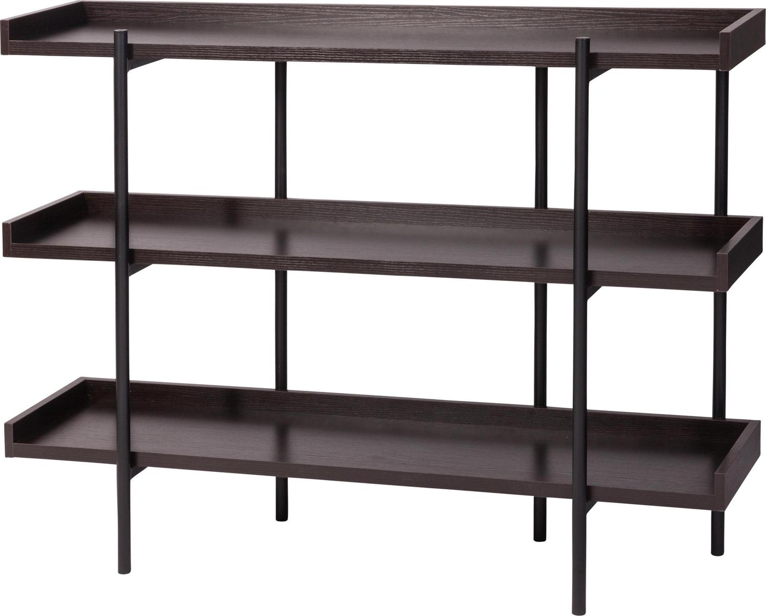 OneSpace 13.5 W x 47.25 D x 36.25 H 3-Shelf Unit， Espresso