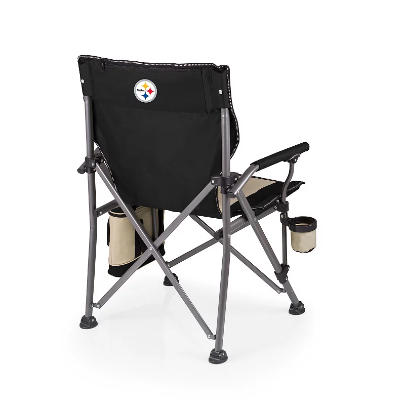 NFL Pittsburgh Steelers Outlander Folding Camping Chair with Cooler