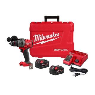 MW M18 FUEL 18V Lithium-Ion Brushless Cordless 12 in. DrillDriver Kit W(2) 5.0Ah Batteries Charger and Hard Case 2903-22