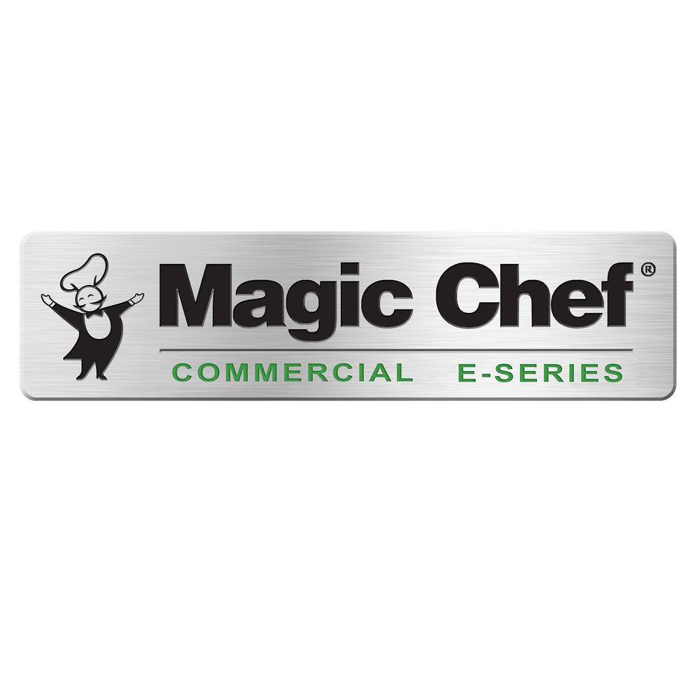 Magic Chef 24 in. Commercial Natural Gas Manual Countertop Griddle in Stainless Steel M24MG