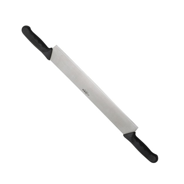 Cheese Knife With Double Black Polypropylene Handles