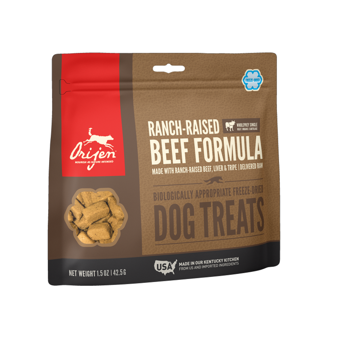 Orijen Ranch-Raised Beef Freeze Dried Dog Treats 1.5 oz