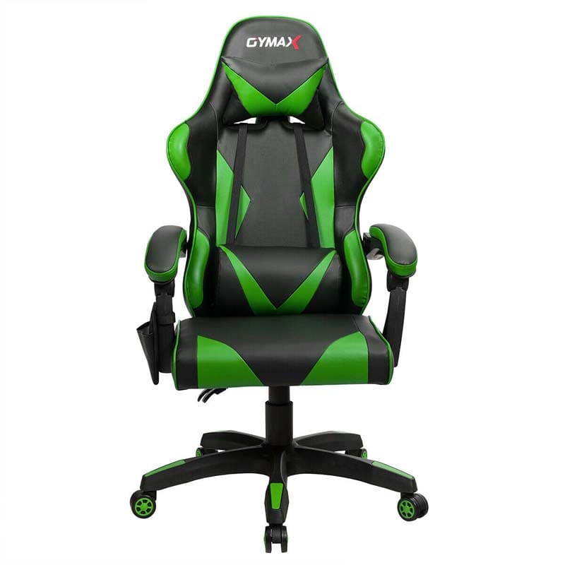 Massage Gaming Chair Recliner, Racing Computer Office Chair, Ergonomic High Back Swivel PC Game Chair with Headrest & Lumbar Support