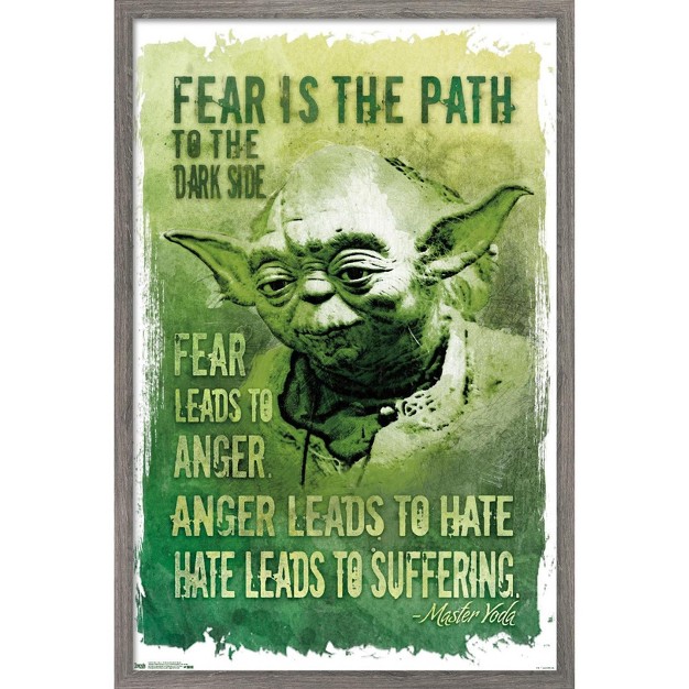 Trends International Star Wars Saga Path To The Dark Side Framed Wall Poster Prints