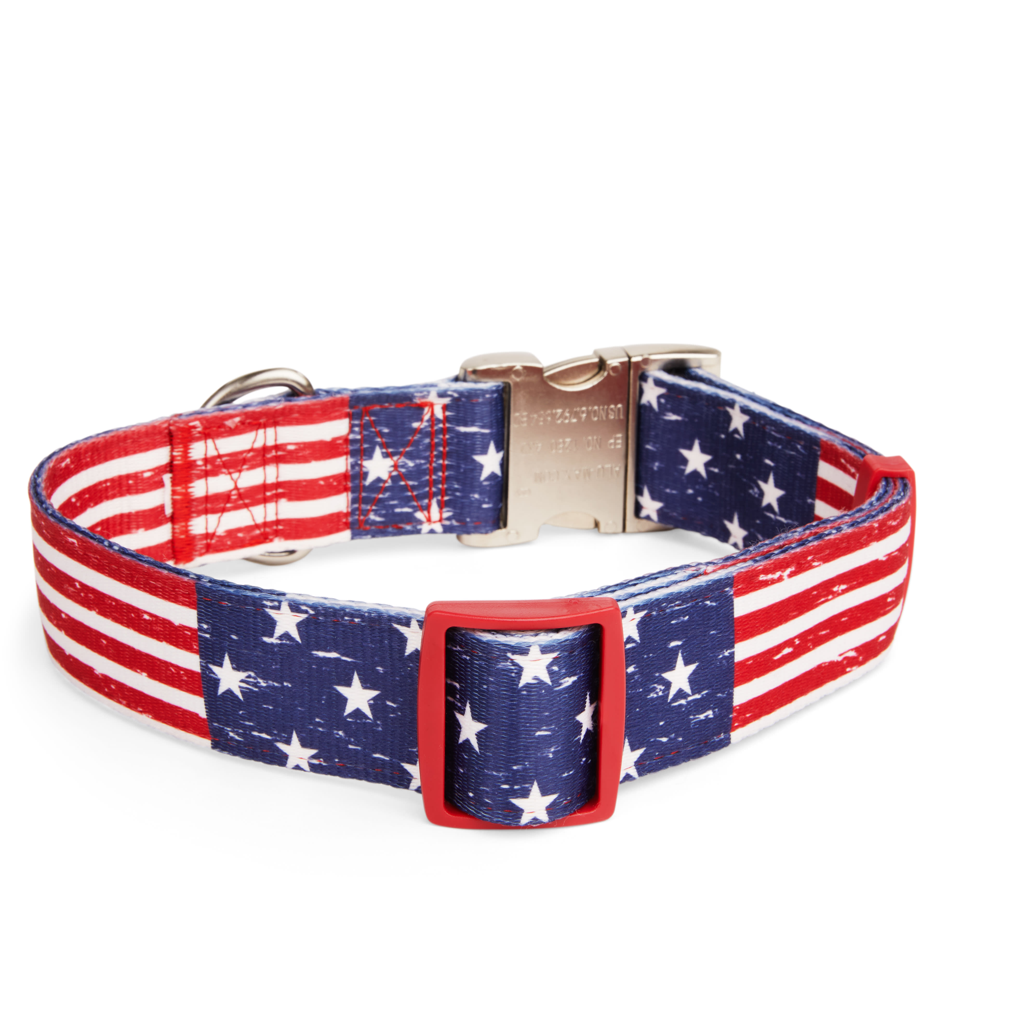 YOULY American Flag Big Dog Collar， X-Large/XX-Large