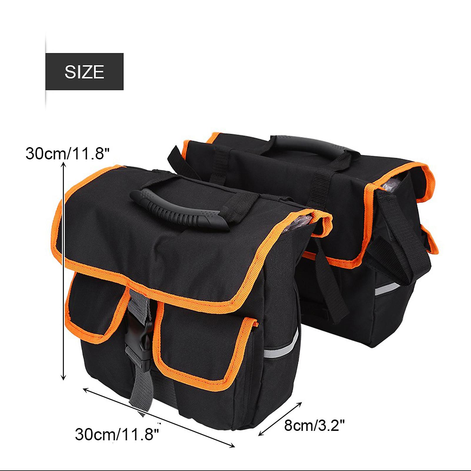 Outdoor Cycling Detachable Rear Saddle Bag Bicycle Trunk Pannier Carrier Bag