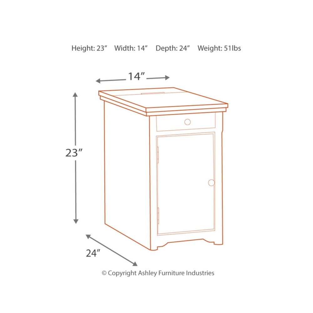 Signature Design by Ashley Morvan Chairside End Table