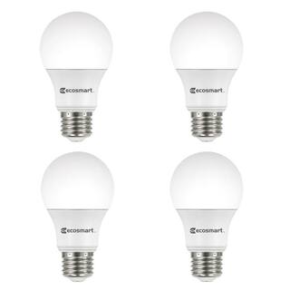 EcoSmart 40-Watt Equivalent A19 Dimmable Energy Star LED Light Bulb Daylight (4-Pack) B7A19A40WESD34