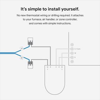 Google Nest Power Connector - C-Wire Substitute - Compatible with Nest thermostats GA02493-US