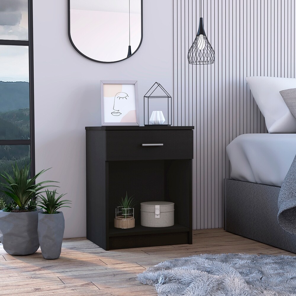 Merimac 1 Drawer 1 Shelf Nightstand