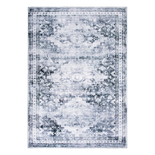 World Rug Gallery Distressed Transitional Machine Washable Area Rug