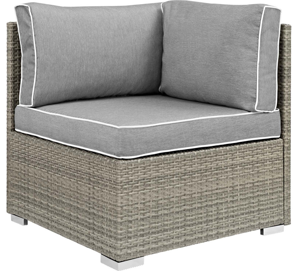 Ruden Outdoor Patio Corner   Tropical   Outdoor Sofas   by HedgeApple  Houzz