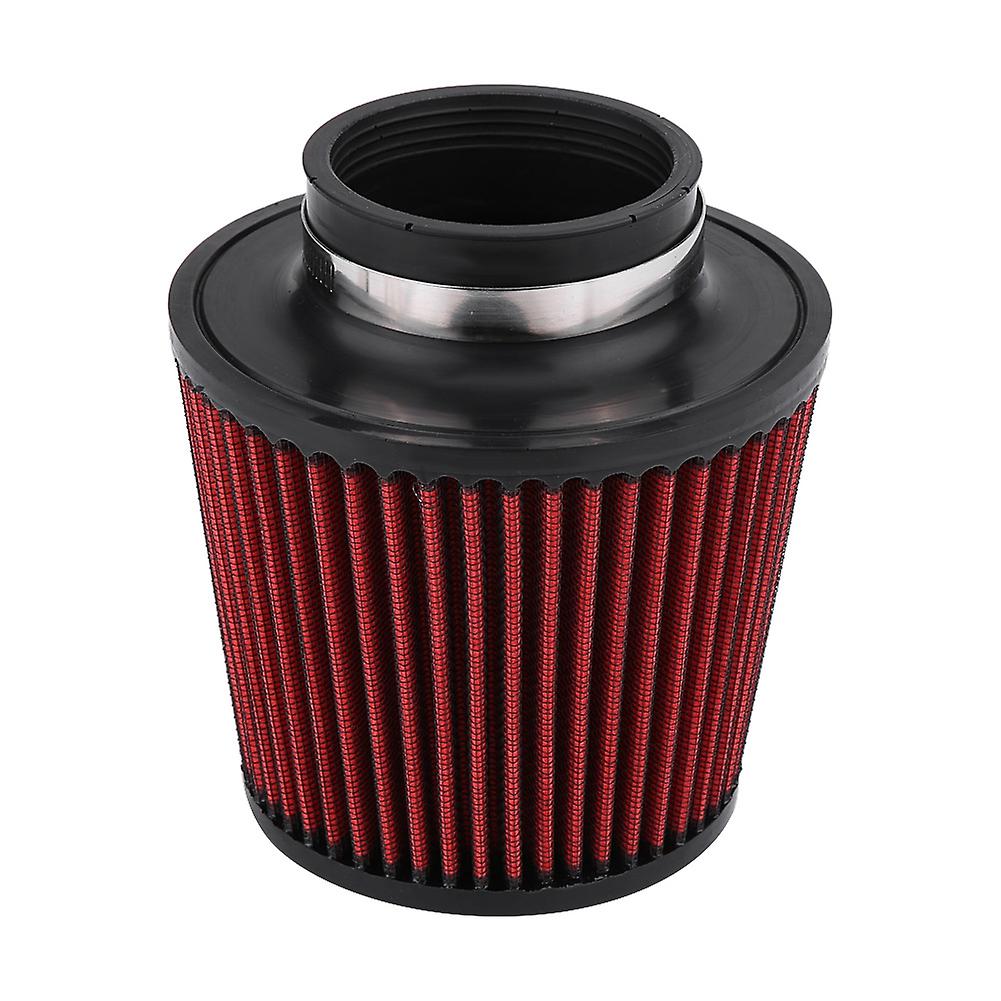 Universal Car Modification High Flow Inlet Air Intake Round Cone Air Filter Cleaner 76mm