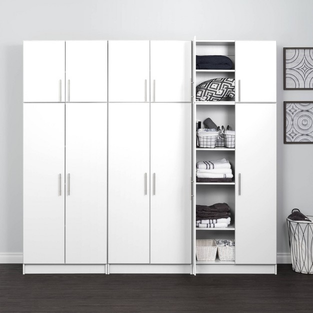 Elite With 6 Storage Cabinet Set White Prepac