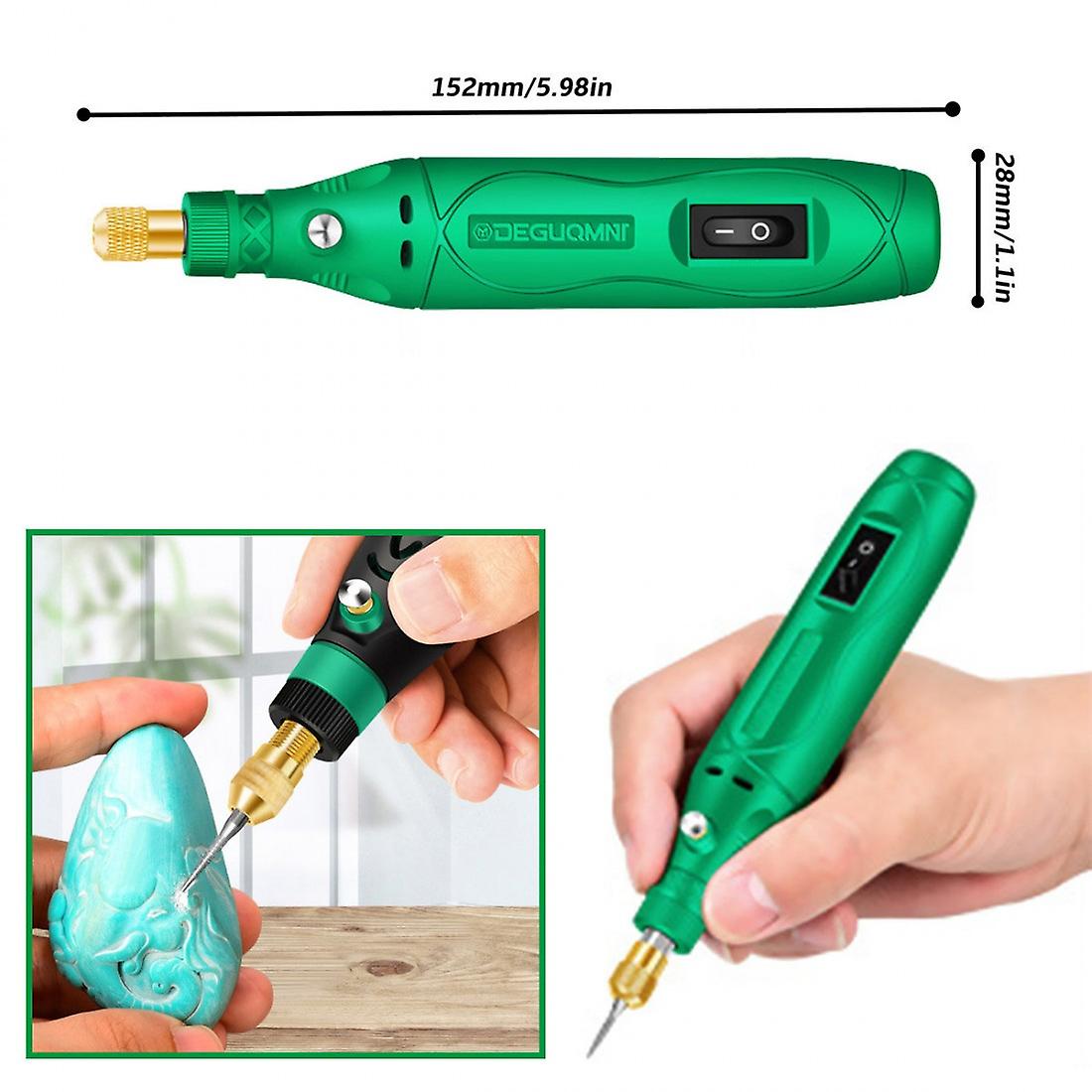 14000r/min Electric Grinding Pen Kit Portable Sanding Grinding Polishing Engraving Tool For Wood Stainless Steel Stone