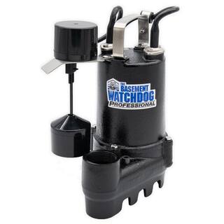 Basement Watchdog 13 HP Cast Iron Submersible Sump Pump with Vertical Switch SI-33V