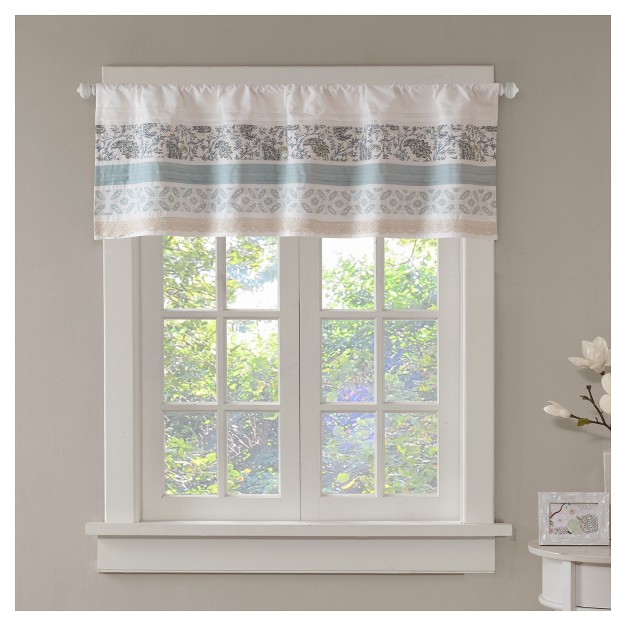 Stella Window Valance Blue Lush D cor