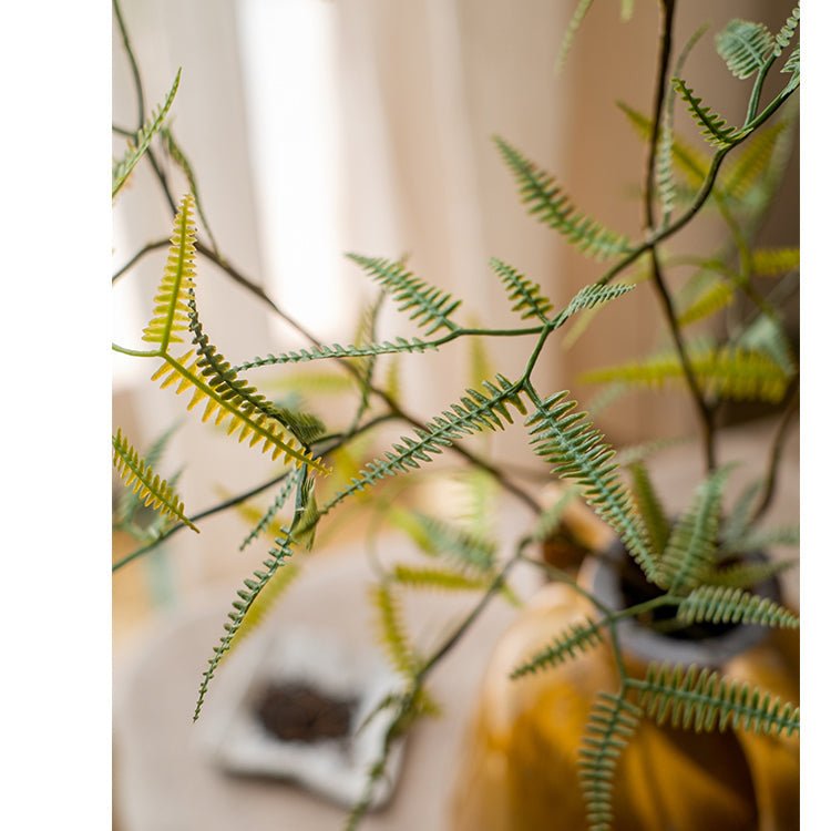 Artificial Faux Forked Fern Stem