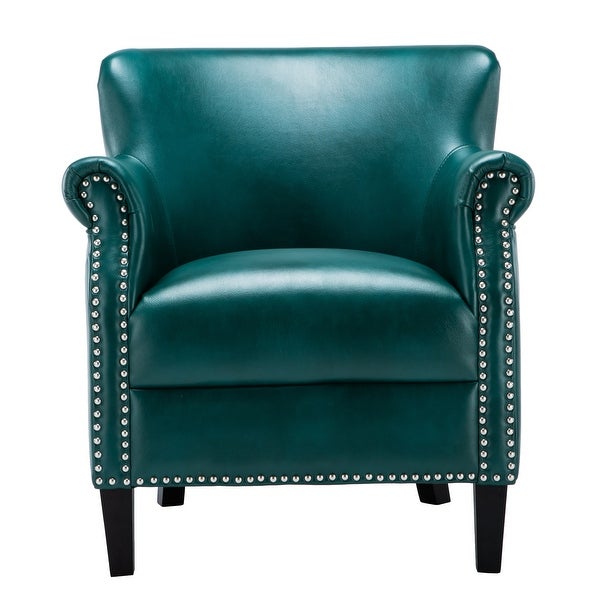 Hendrick Faux Leather Club Chair by Greyson Living