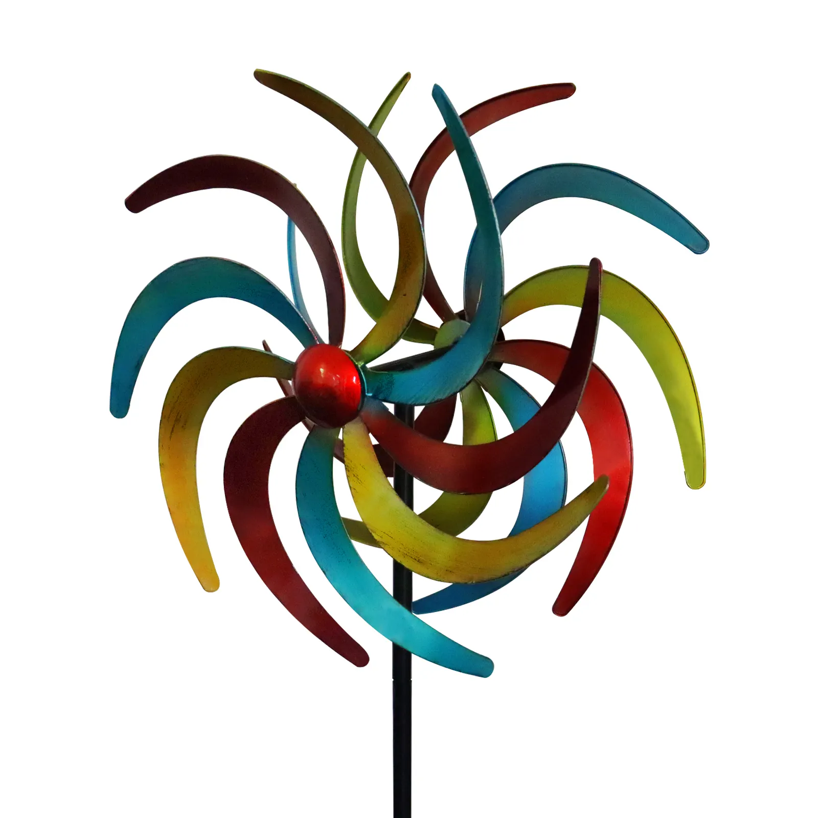 Wind Spinner Large Wind Mill Metal Outdoor Indoor Colorful Wind Catchers Sculptures for Garden Patio Yard Lawn Decor