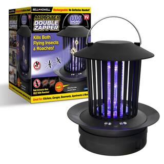 Bell + Howell Monster Double Zapper 18-Watt Rechargeable Electric Outdoor and Indoor UV Light Insect Zapper 7902