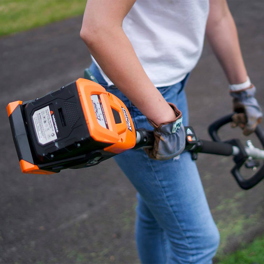 YARD FORCE 60-Volt Cordless 2.5 Ah Lithium-ion Line Trimmer 2 Batteries and Charger Combo Kit (4-Tool) YF60vRX-HHC9