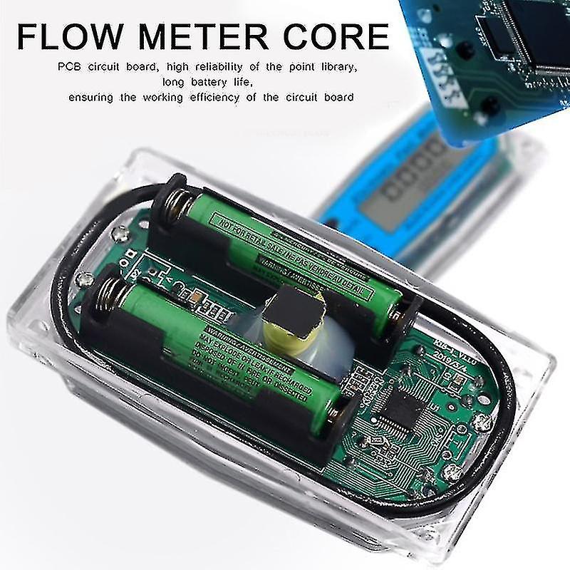 Born Pretty High Accuracy Digital Fuel Flow Meter Car Gasoline Diesel Kerosene Methanol Water Meter Counter Sensor Indicator Controller