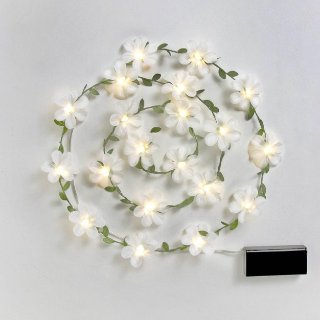 Spring Floral Fairy String Led Lights White