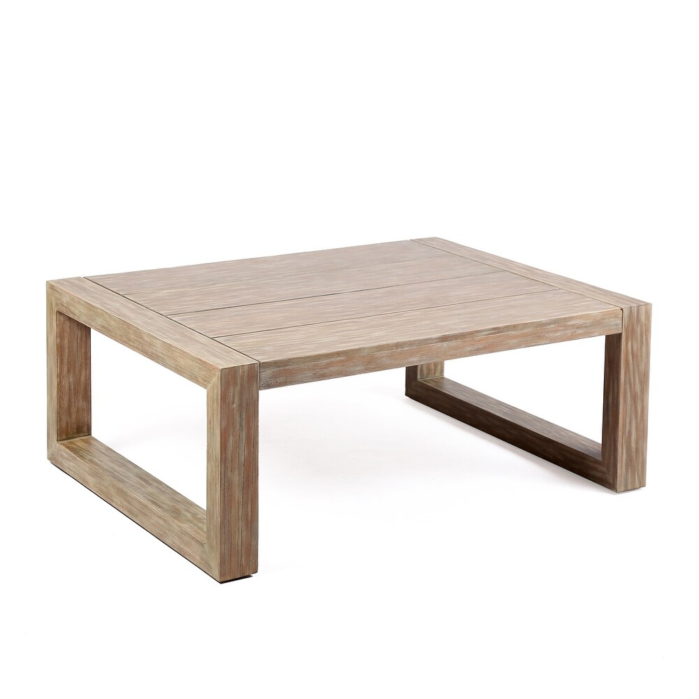 Paradise Outdoor Patio Eucalyptus Wood Coffee Table