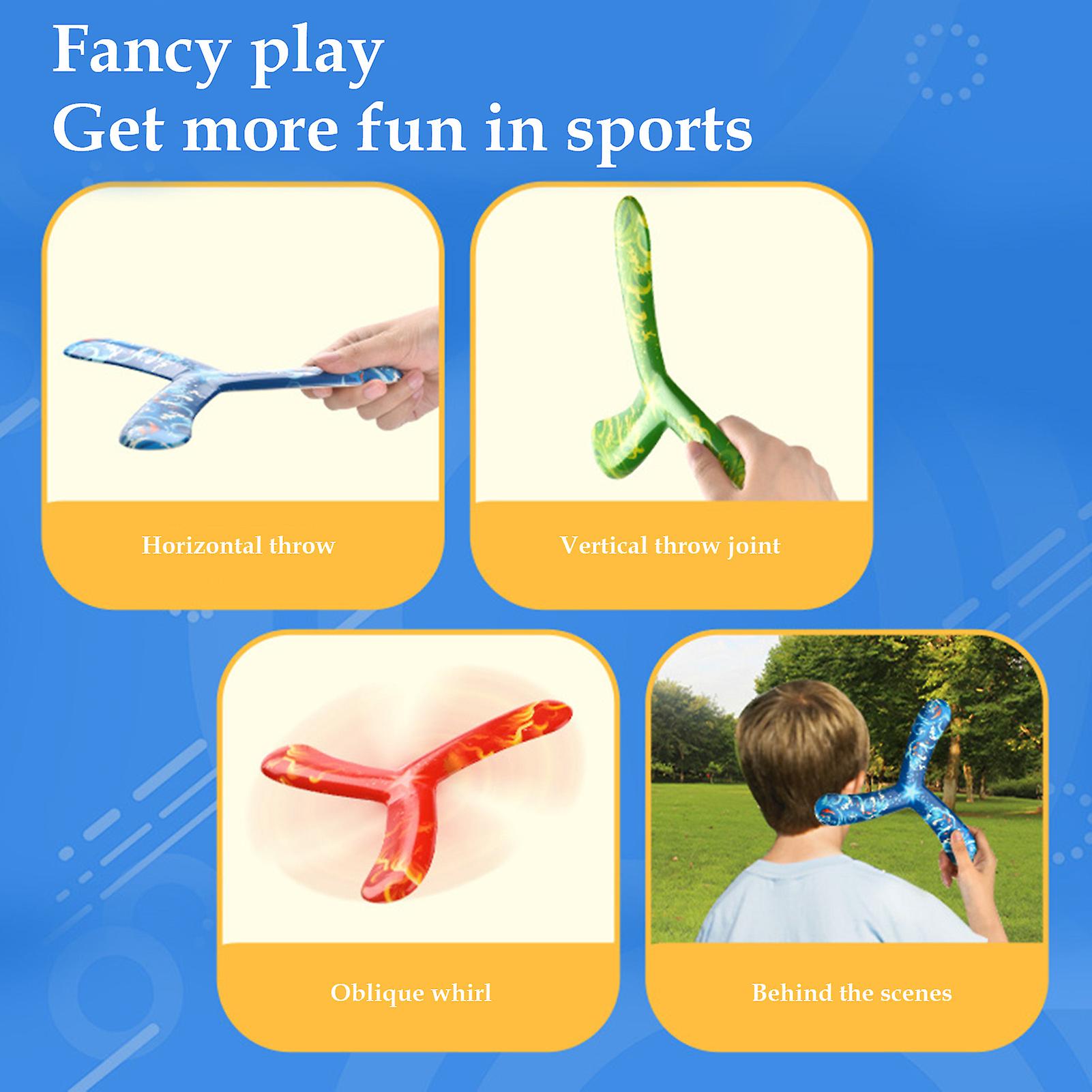 Boomerangs Outdoor Recreational Children Throwing Sports Toy