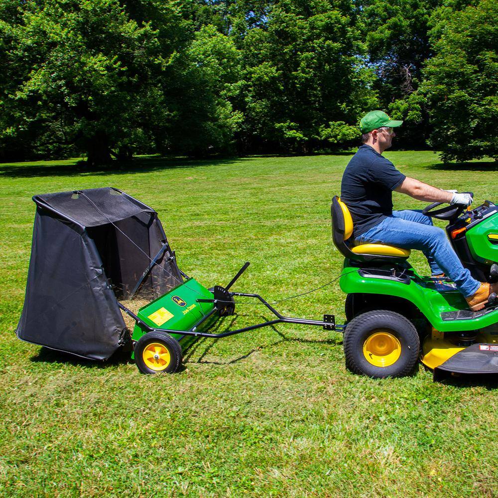 John Deere 42 in. 24 cu. ft. Tow-Behind Lawn Sweeper STS-42JDC