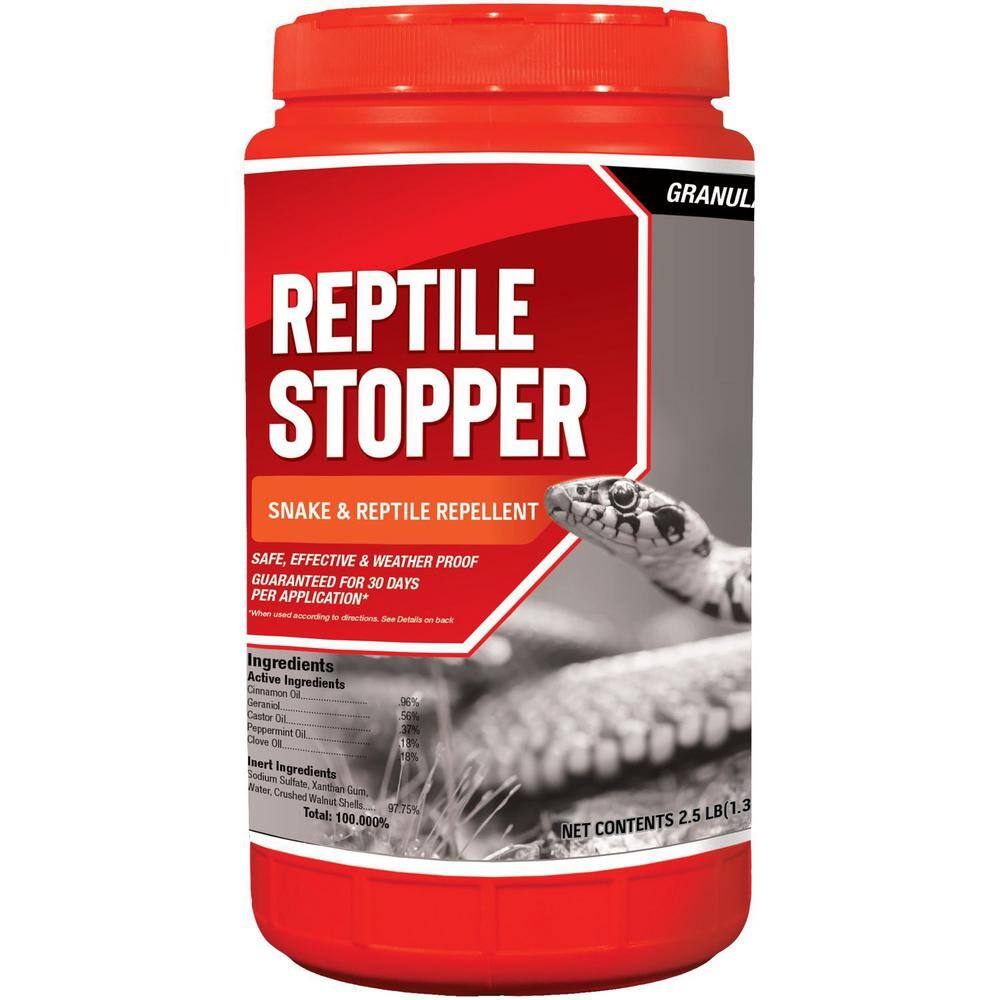 ANIMAL STOPPERS Reptile Stopper Animal Repellent 2.5# Ready-to-Use Granular Shaker SN-G-001