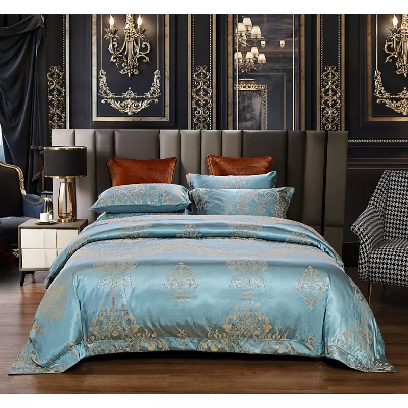 Dolce Mela Duvet Cover 6 Piece Set Jacquard Bedding- Lille